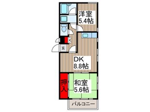 レヂオンス小手指の物件間取画像